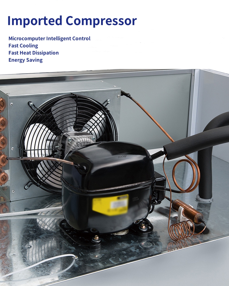 6ドアエアクールアップライト冷凍庫/チラーデュアル温度ステンレス鋼リーチイン冷蔵庫 5 6ドアエアクールアップライト冷凍庫/チラーデュアル温度ステンレス鋼リーチイン冷蔵庫 5