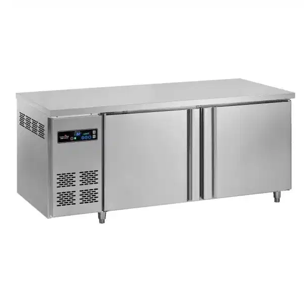 1.5メートル商業ステンレス鋼の食品調理台冷蔵庫アンダーカウンター冷凍庫