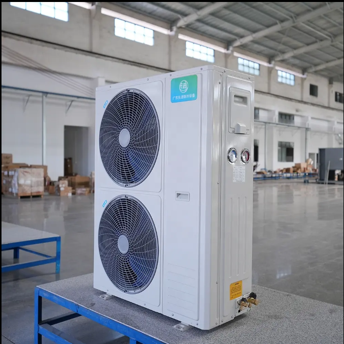 工場直接冷凍スクロール圧縮機空気冷却ボックス型凝縮ユニット